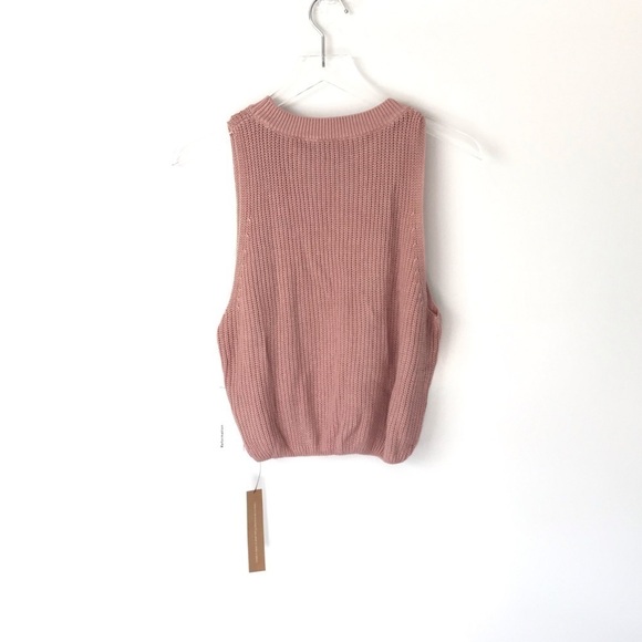 Reformation Lilac Knit Top Blush Pink - Picture 6 of 10